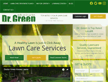 Tablet Screenshot of doctorgreen.com
